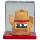 Integető szerencsehozó macska - Maneki-Neko - napelemes - sárga