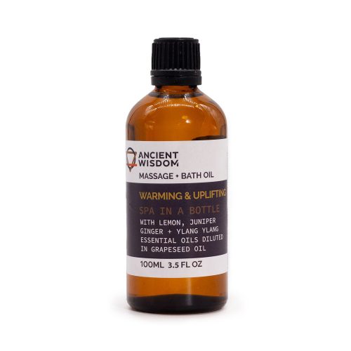 Melegítő és Élénkítő fürdő- és masszázsolaj keverék - 100 ml