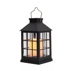   Napelemes lámpás, 1 db melegfehér LED, valósághű lángeffekt - HOME