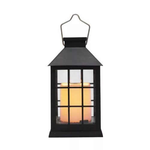 Napelemes lámpás, 1 db melegfehér LED, valósághű lángeffekt - HOME