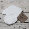 Természetes peeling Luffaszivacsos  mosdókesztyű 20x15x1 cm