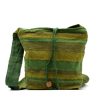 Nepáli etno crossbody válltáska - pamut - 25x24x5 cm