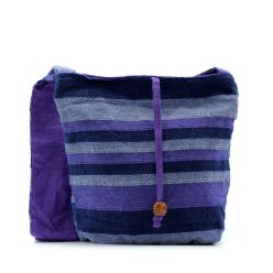 Nepáli etno crossbody válltáska - pamut - 25x24x5 cm