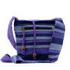 Nepáli etno crossbody válltáska - pamut - 25x24x5 cm