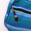 Nepáli etno crossbody válltáska - pamut, állítható vállpántos - 25x26x7 cm