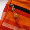 Nepáli etno crossbody válltáska - pamut, állítható vállpántos - NSBag-14