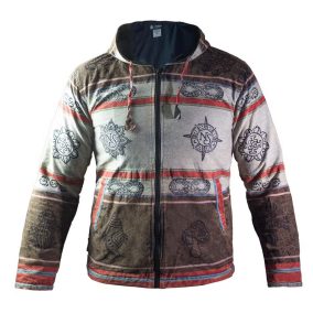   Himalayan Soul kapucnis dzseki - L - Stone Mandala - Nomad Sari