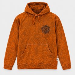 Burnt Orange kőmosott kapucnis felső - XL - Nomad Sari