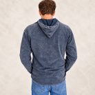 Dusty Lavender kőmosott kapucnis felső - L - Nomad Sari