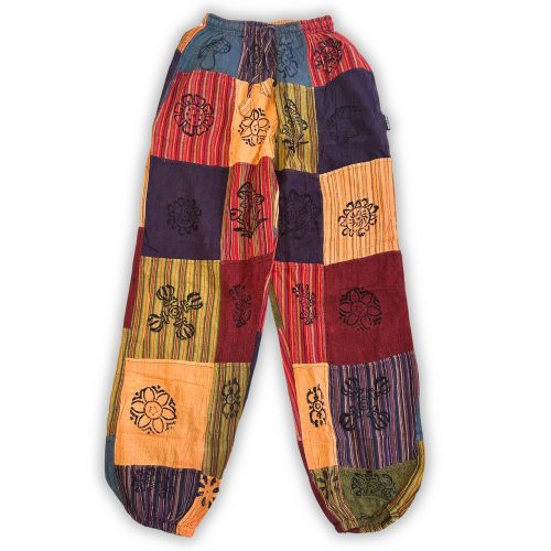 Nomad Sari pamut nadrág - narancsszínű tónusok - L-XL méret