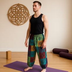 Nomad Sari pamut nadrág - zöld tónusok - L-XL méret