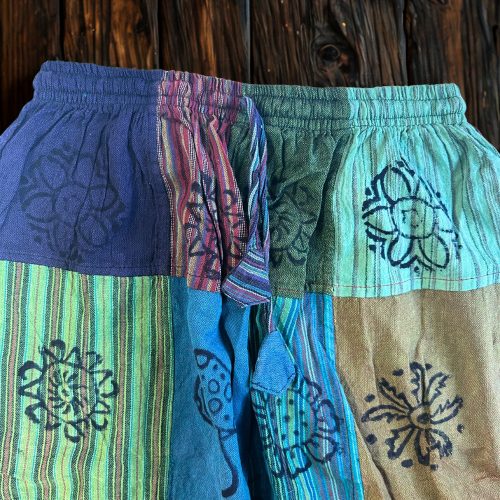 Nomad Sari pamut nadrág - zöld tónusok - L-XL méret