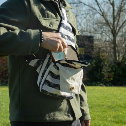 Crossbody jacquard táska - Atlas Nomad