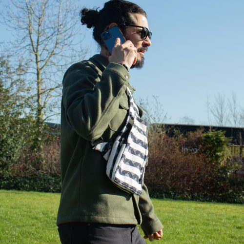Crossbody jacquard táska - Atlas Nomad