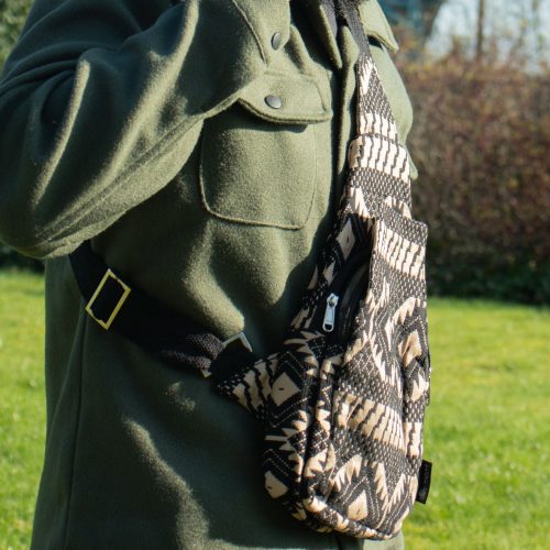 Crossbody jacquard táska - Desert Loom