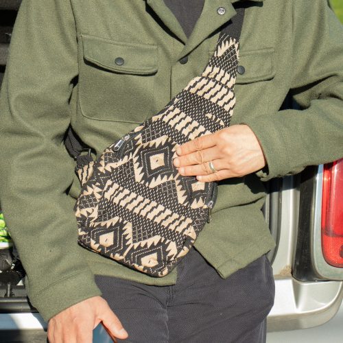 Crossbody jacquard táska - Desert Loom