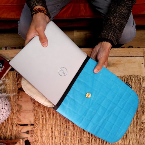 Párnázott pamut tablet, iPad táska - Nomad Sari