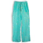 Indiai kézműves pamut nadrág - L-XL méret - türkiz arany halakkal - Nomad Sari