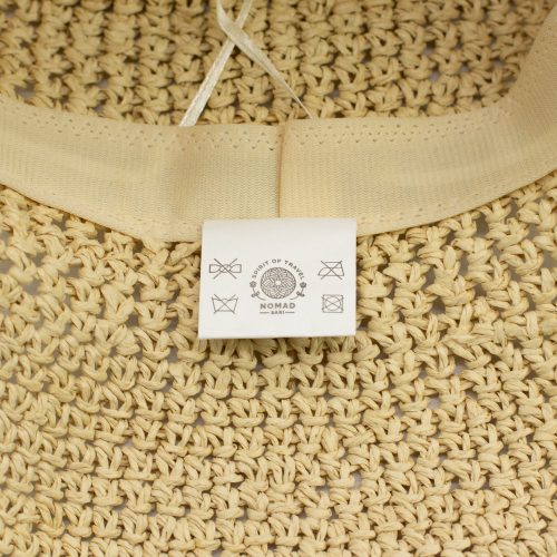 Szalmakalap - Natural Beige - Nomad Sari