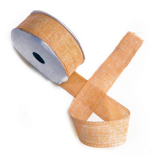 Natúr stílusú szalag 20 m x 38 mm - NARANCSSZÍNŰ