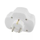3-as fali elosztó  kapcsolóval 250V 16A 3500W -  HOME