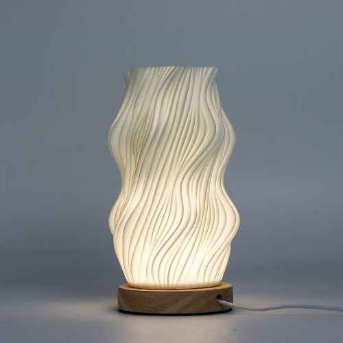 New Wave lámpa - USB táp, LED - állítható fényerő és színhőmérséklet - Örvény