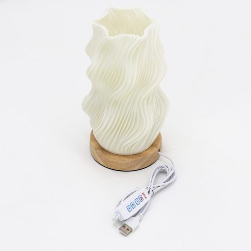 New Wave lámpa - USB táp, LED - állítható fényerő és színhőmérséklet - Örvény