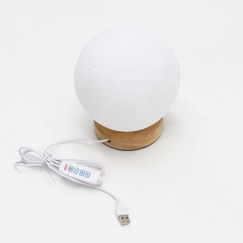 New Wave lámpa - USB táp, LED - állítható fényerő és színhőmérséklet - Hold