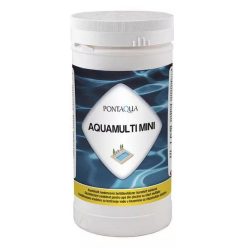   Kombinált hatású medencekezelő tabletta 20 g - algaölő+pelyhesítő+klór - Aquamulti Mini - PONTAQUA