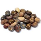 Jáspis rúnakő csomag - 25 db