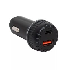   Autós szivargyújtós töltő - 2xUSB aljzattal - 12-24V 48W 3,4A - SAL