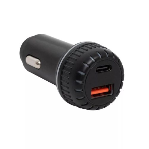 Autós szivargyújtós töltő - 2xUSB aljzattal - 12-24V 48W 3,4A - SAL
