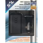 Autós szivargyújtós USB gyorstöltő 12-24V - 4xUSB aljzattal - 48W 2,4A - HOME