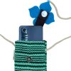 Nepáli kézműves telefontartó táska - 11x2x18 cm - VIRÁG