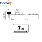 Szolár fényfüzér 7 m - 100 db melegfehér LED - HOME