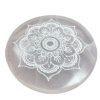 Szelenit energetizáló alátét - Mandala, 10 cm