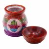 Szappankő Aromalámpa 10 cm - Hamsa - Öt Szín