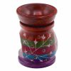 Szappankő Aromalámpa 10 cm - Hamsa - Öt Szín