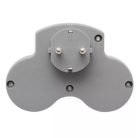 2+2 fali elosztó - 2.1A USB töltő 250V 16A 3680W -  HOME