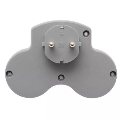 2+2 fali elosztó - 2.1A USB töltő 250V 16A 3680W -  HOME