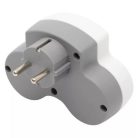 2+2 fali elosztó - 2.1A USB töltő 250V 16A 3680W -  HOME