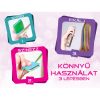 Hajszínező kréta - 4 szín - Rainbow wave
