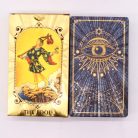 Kék és arany tarot kártya szett - Szem - könyvvel - 78 lapos - Ancient Wisdom