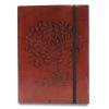 Bőrkötésű kézműves notesz - TREE OF LIFE - 18x13x2,5 cm