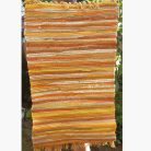 Indiai rongyszőnyeg - narancssárga - 50x90 cm