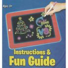 Interaktív rajztábla tollakkal - elemes világítással - BEWELLO