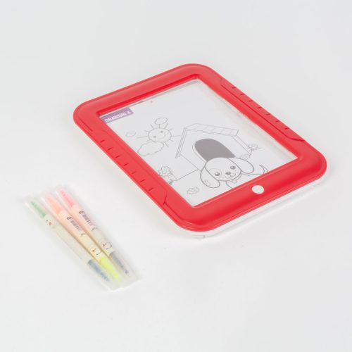 Interaktív rajztábla tollakkal - elemes világítással - BEWELLO