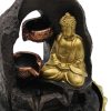 Szobai csobogó 230 V - Arany meditáló Buddha - 30 cm