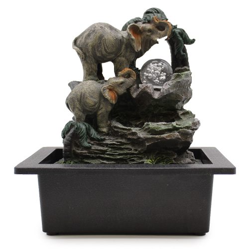 Szobai csobogó 230 V - Elefánt család - 30 cm