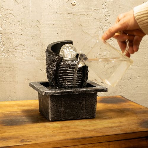 Szobai csobogó 230 V - Crystal Ball - 20 cm - Ancient Wisdom